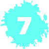 Cyan Splash Nummer 7