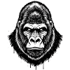 Gorilla Linienkopf Tropf-Detail