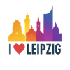 Leipzig Skyline Heart Love