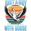 Funny Bird Goose