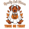 Spooky Lab Mama Halloween