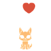 Cute Caracal Heart Drawing