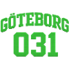 Göteborg 031 Green Block Text