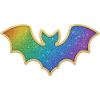 Rainbow Bat Glitter