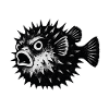 Spiny Fish Frightface