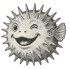 Waving Sun Sketch