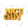 Nice Guy – Monumental Sandstone Letters & Conf