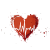 Heartbeat for Christmas Santa Claus