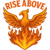 Phoenix Rise Above Fire Motif