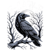 Raven Moon Gothic Emblem