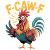Vibrant Rooster FCAWF Mascot