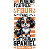 Fishing and King Charles Spaniel