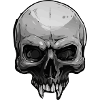 Skull vempire halloween