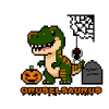 "Gruselsaurus" - Pixel Art Dinosaur 🎃🦖