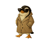 Penguin Detective Trench Coat