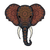Mandala Elephant Head