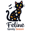 Feline Spooky Season Cat Cat Lover