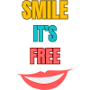 Smile Its Free Typography