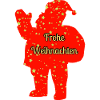 Père Noël Rouge Joyeux Noël Texte