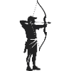 Archer - Cool Silhouette Logo