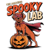 Haunted Foxred Lab Halloween Dog