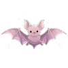Spooky Cute Pastel Bat – Kawaii Gothic Style