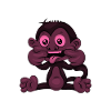 Cartoon Monkey Playtime