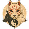 Fox Mask & Yin Yang Wolves