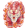 Feuertiger-Geist-Design