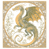 Goldener Drache