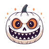 Pumpkin Spooky Smile