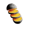 Sliced Lemon Moon Moon Lemon