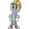 Technician Cartoon Wrench Humor Mechanic