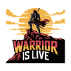 Warrior On Cliff Sunset