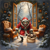 Santa Gnome in Enchanted Winter