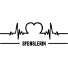 Heartbeat ferblantier Coeur ECG ferblantier femmes
