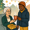 Grandma Karin with her grandson