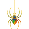 Regenbogen Glitzer-Spinne