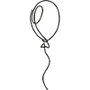 Balloon Sketch with String – Motif