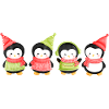 Funny pinguin Christmas. Xmas pinguin