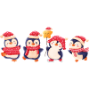 Funny pinguin Christmas