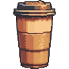 Pixel Coffee Mug Art