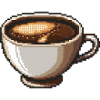 PixelCoffee Coffee Mug Art