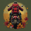 Gingham Backpack + Bike Gear