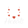 Sea Otter Cartoon Hearts