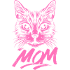 Cat-Mom-Pink-Katze-Kitten-Katzen-Cats-Katzenmutter