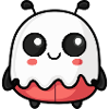 Ladybug Halloween Ghost