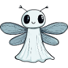Dragonfly Halloween Ghost