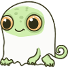 Chameleon Halloween Ghost