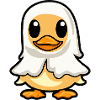 Duck Halloween Ghost